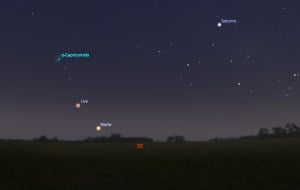 (Portal): Eclipse Lunar Total e Marte no céu da noite de 27 de julho
