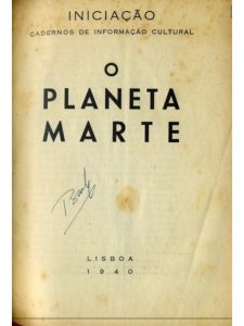 (Portal): O planeta Marte, de Agostinho da Silva