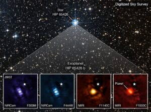 Webb takes its first exoplanet image