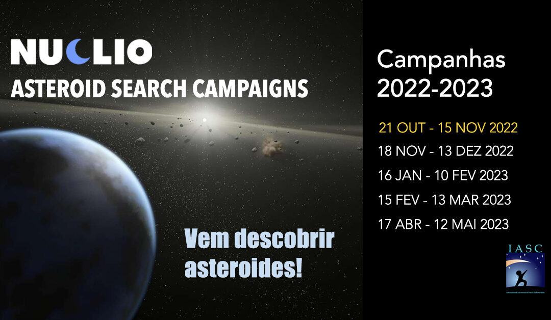 Campanhas de Asteroides NUCLIO/IASC 2022-23