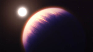 Webb revela em detalhe a composição atmosférica de um exoplaneta