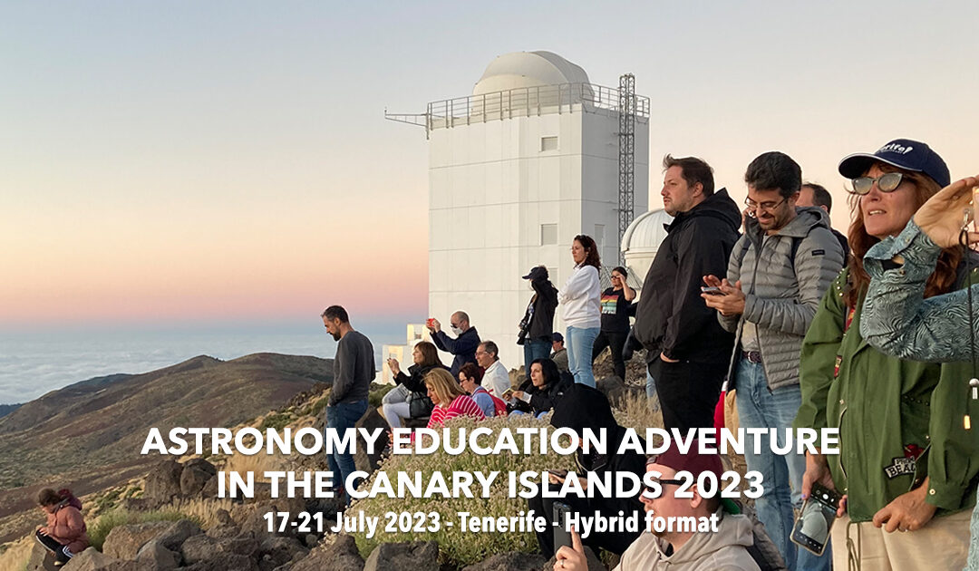 Astronomy Education Adventure in the Canary Islands 2023