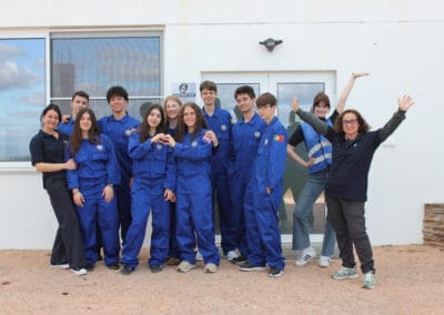 Group photo with the teachers