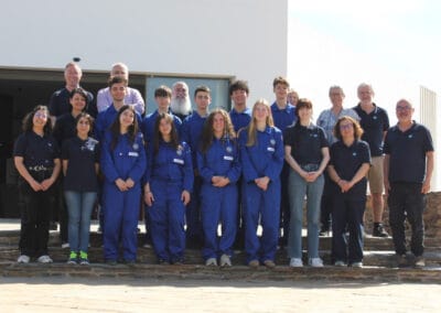 End of mission group photo